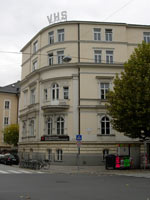 Front of the Volkshochschule Salzburg
