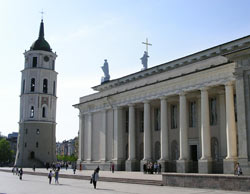 clock tower in Vilnius