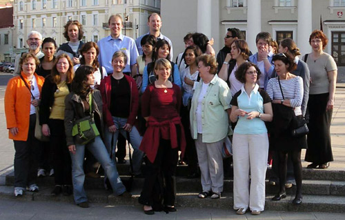 A group picture of the participants of the project week in Vilnius